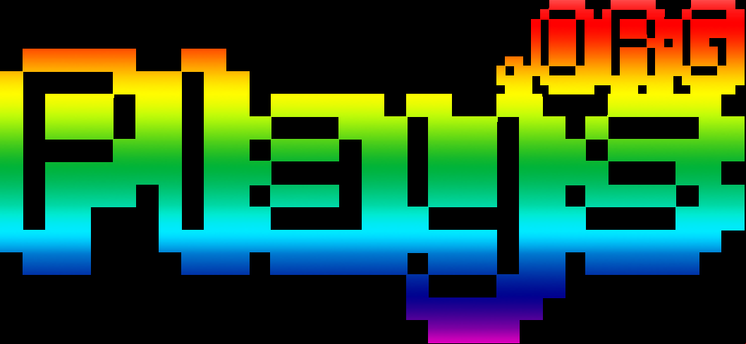 plays.sitesdebloques.org logo in rainbows.