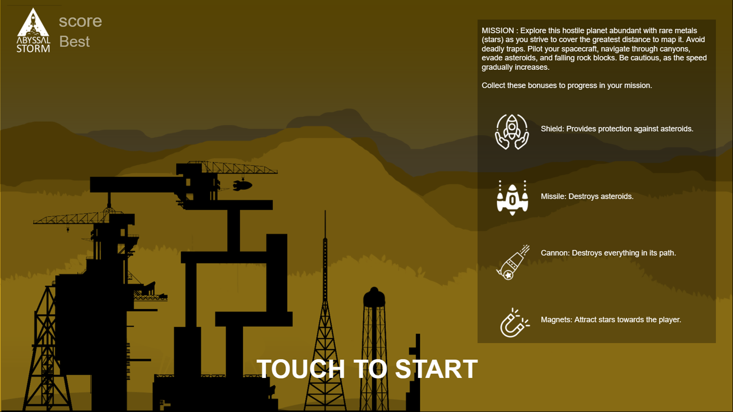 Abyssal Storm Game How To Play Screenshot.