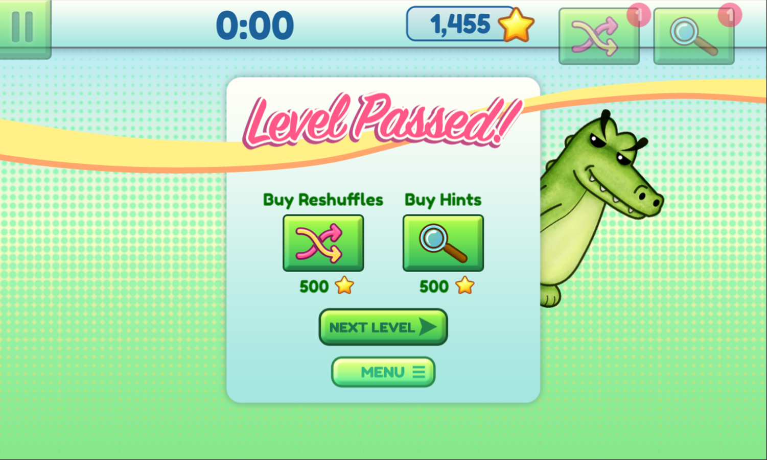 Animal Connection Mahjong Match Game Level Beat Screenshot.