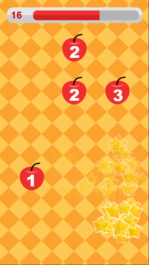 Apple Dash Game Play Screenshot.