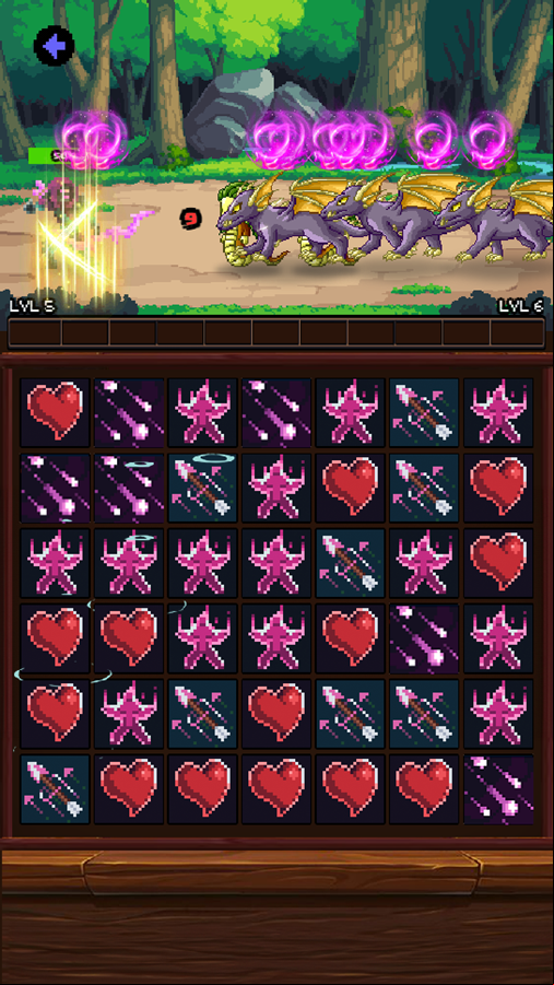 Arcane Archer Game Power Up Screenshot.