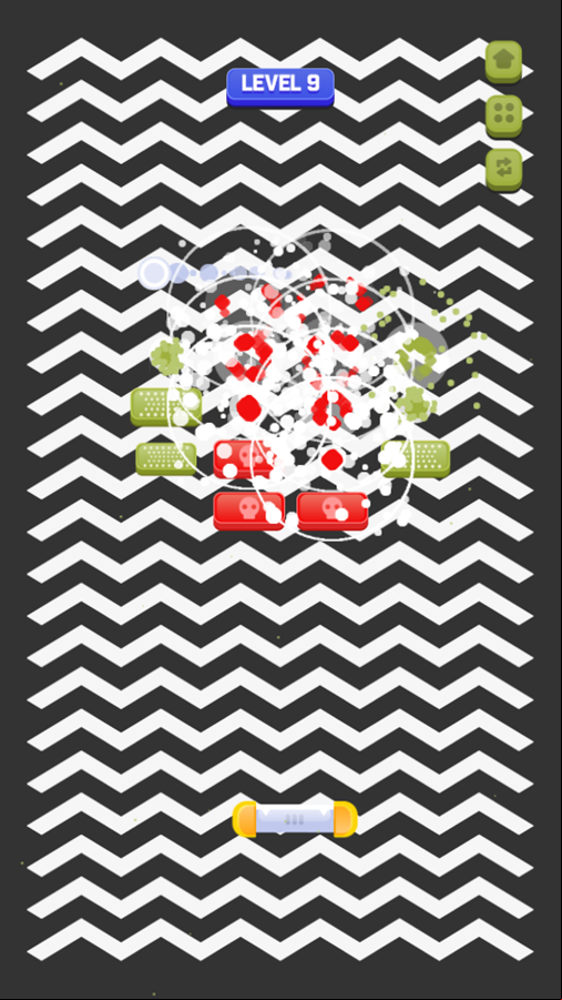 Arkanoid Blocks Game Next Level Screenshot.