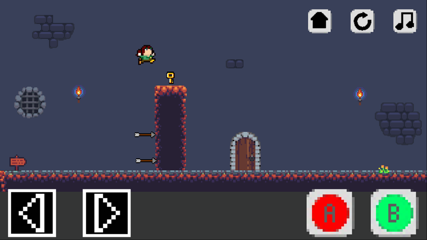 Arrow Kid Game Play Screenshot.