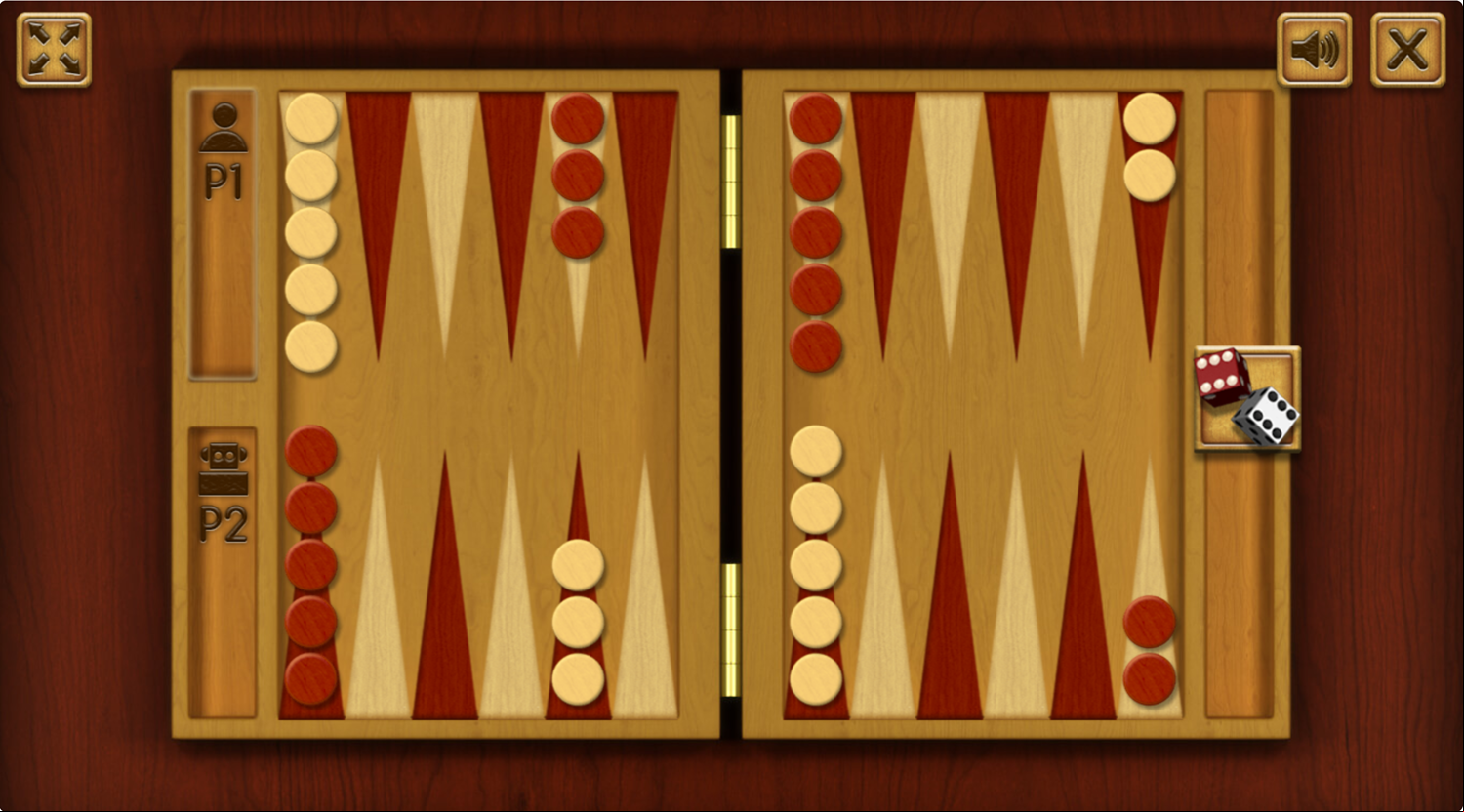 Backgammon Board Setup