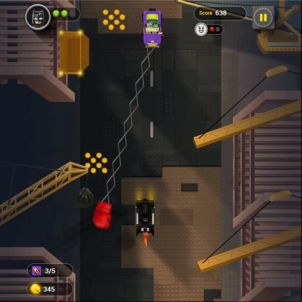 Batman Gotham City Speed Game Screenshot.
