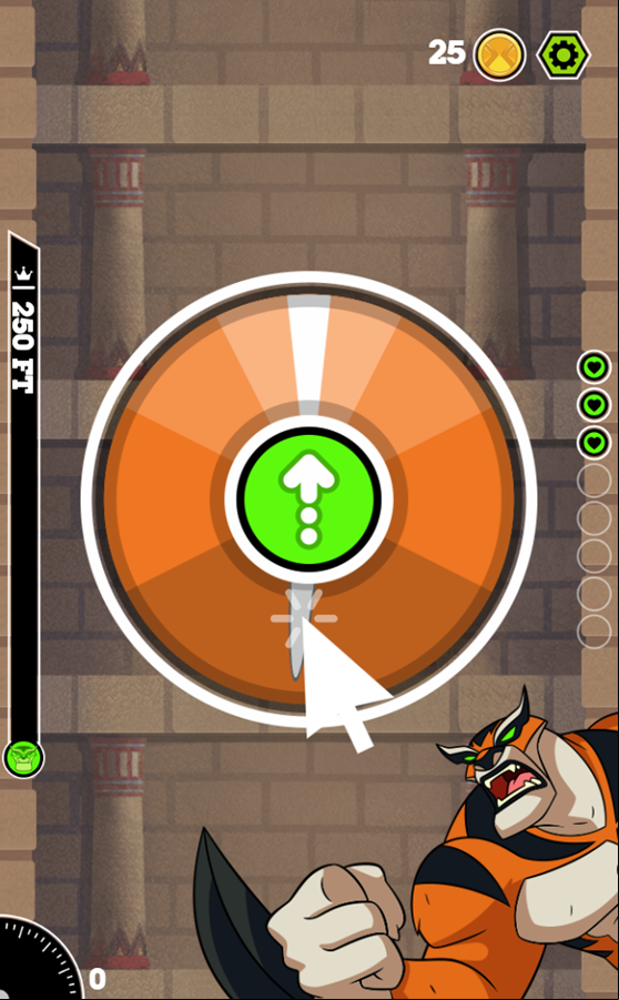 Ben 10 Tomb of Doom Game How To Play Screenshot.