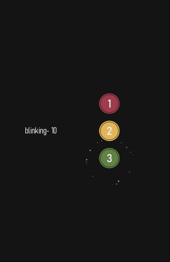 Blinking Game Play Screenshot.