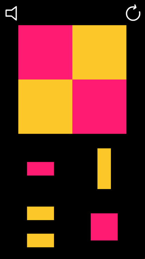 Brain Bloxx Game Start Screenshot.