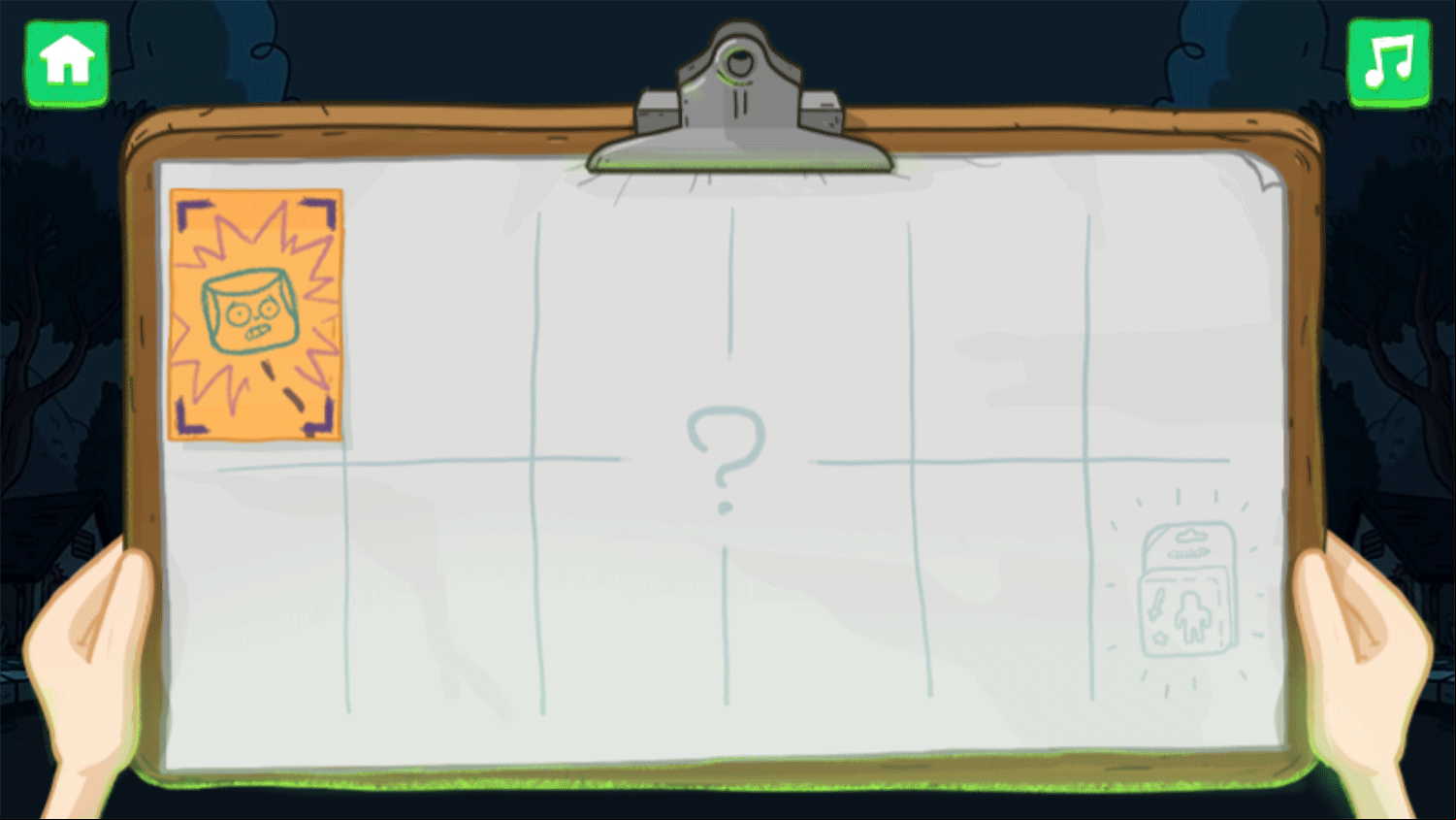 Clarence Scared Silly Game Level Select Screenshot.
