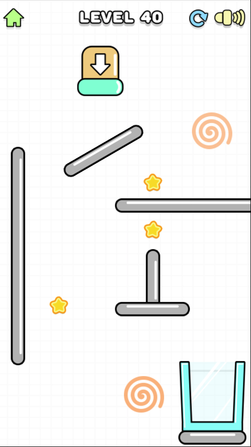 Cocktail Brain Game Final Level Screenshot.