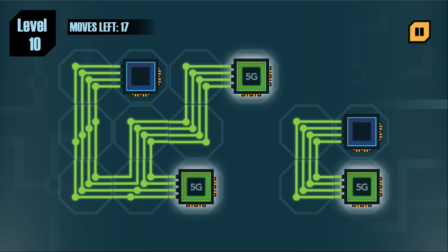 Connect The Microchip Gameplay Screenshot.