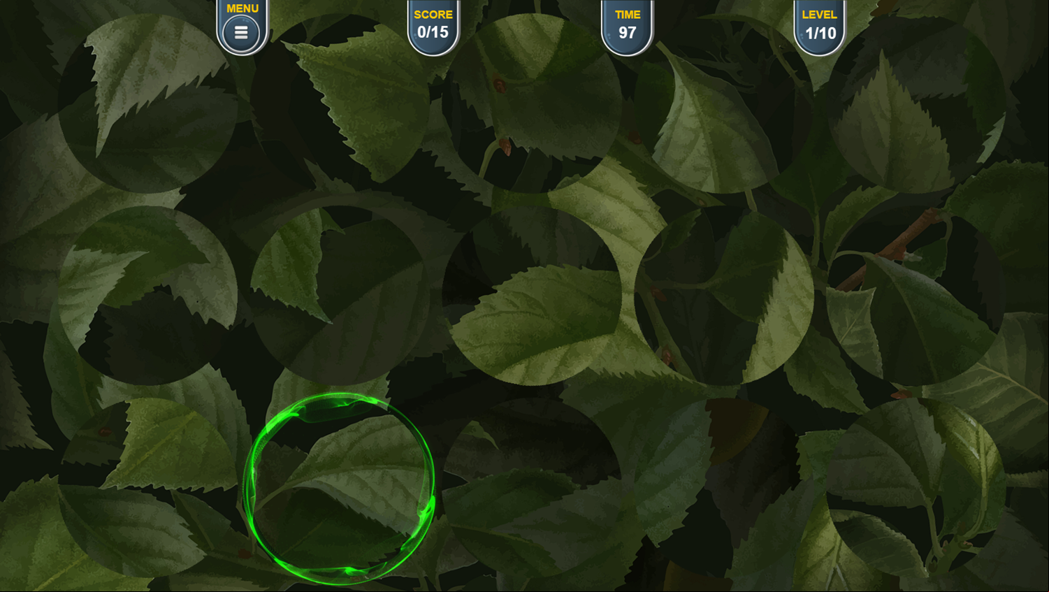 Cosmic Rotation Puzzle Game Start Screenshot.