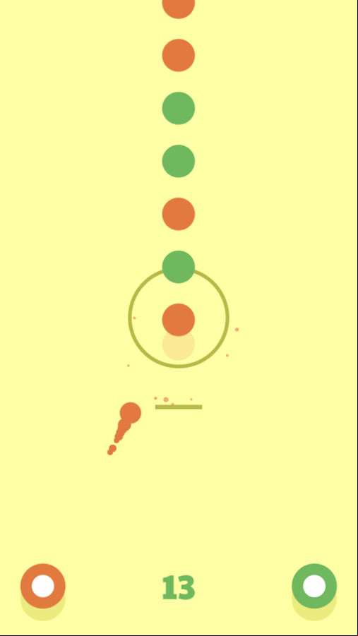 Cross Shot Game Play Screenshot.