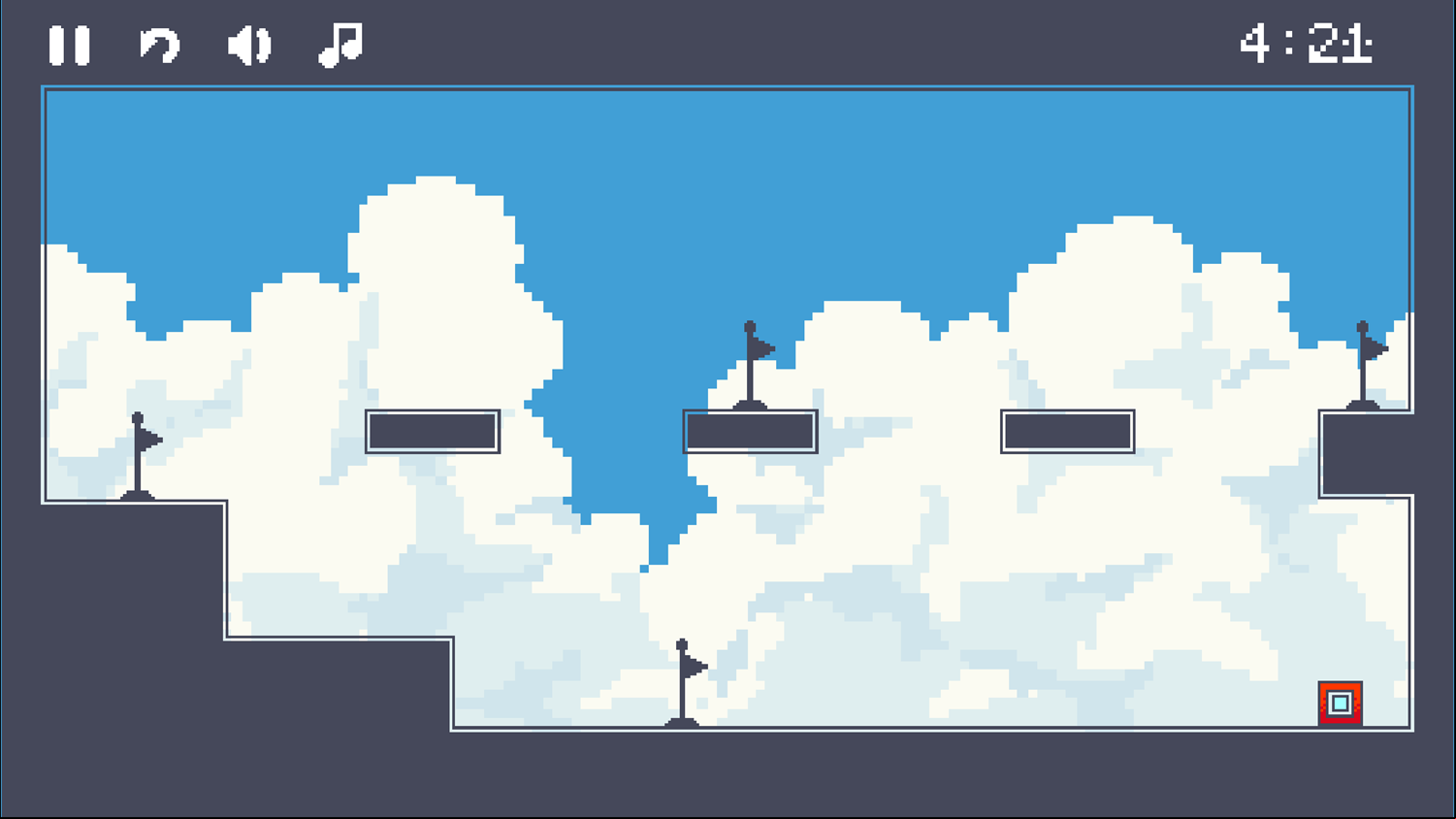 Cube Dash Game Screenshot.