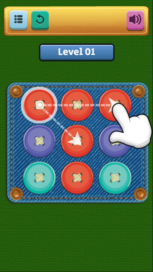 Cut The Buttons Game How To Play Screenshot.