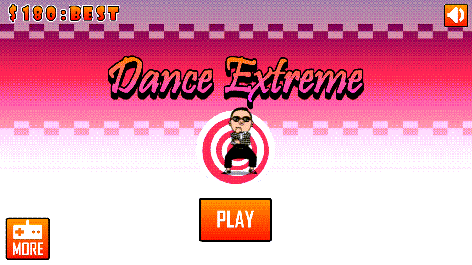 Dance Extreme Welcome Screen Screenshot.