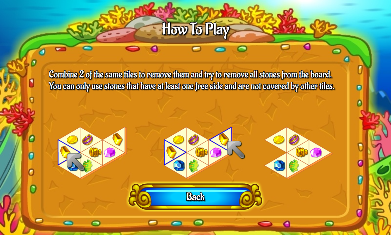 Deep Sea Trijong Game How To Play Screenshot.