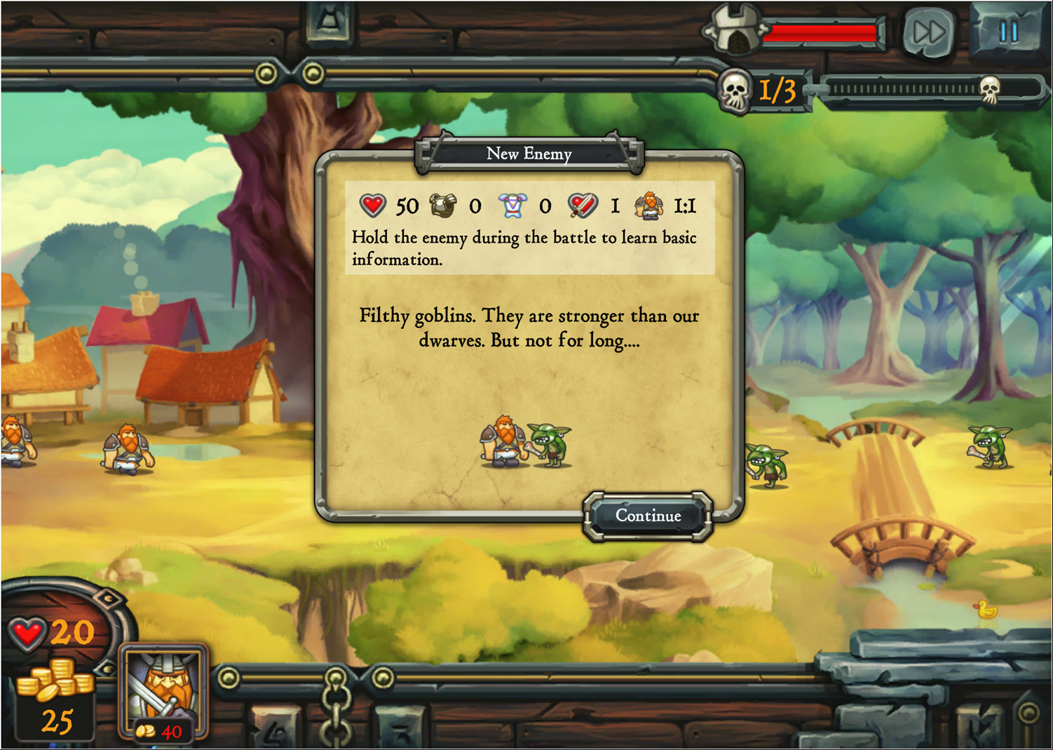 Defentures Game New Enemy Tactics Screenshot.