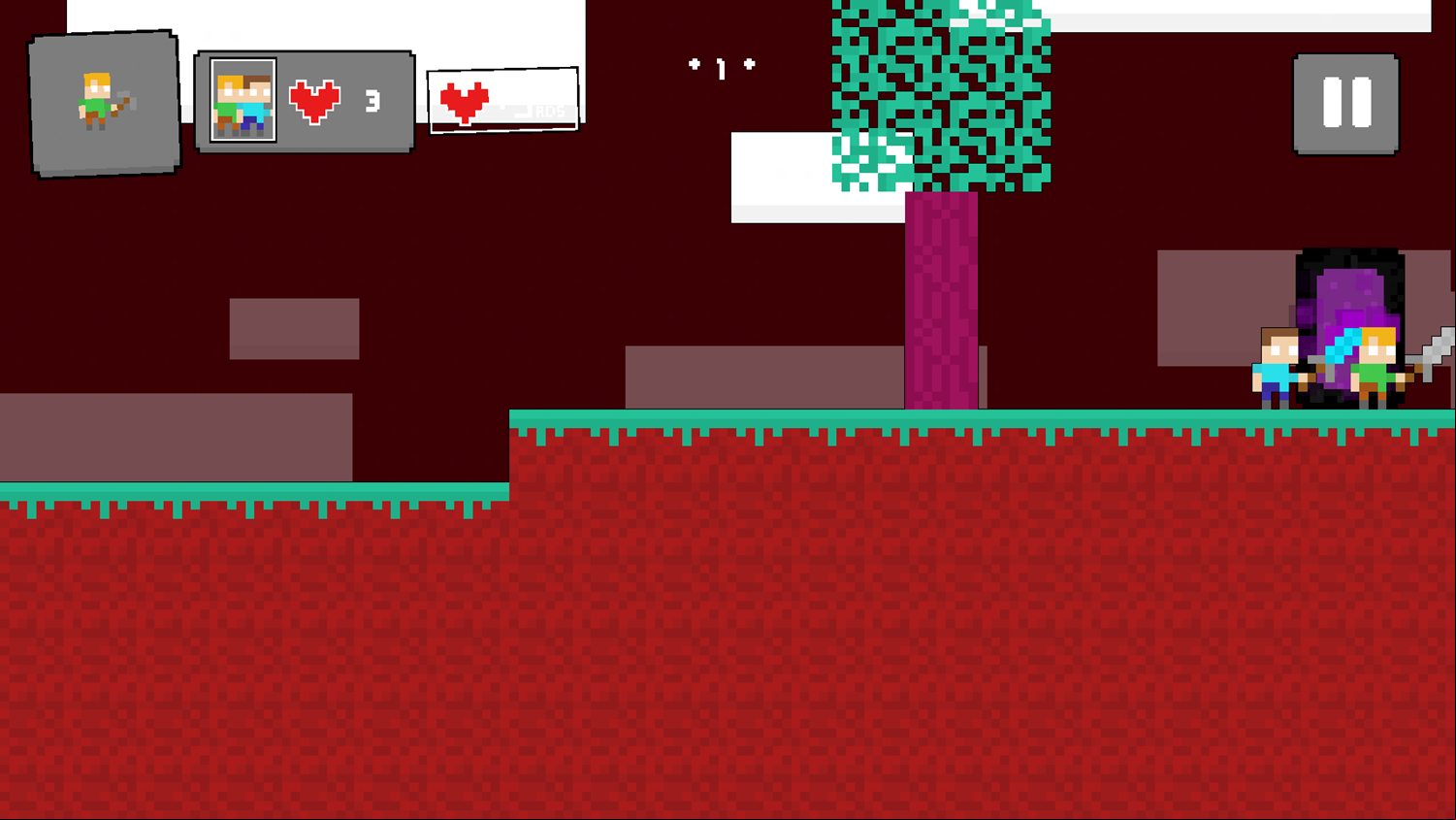 Duo Nether Game Level Complete Screenshot.