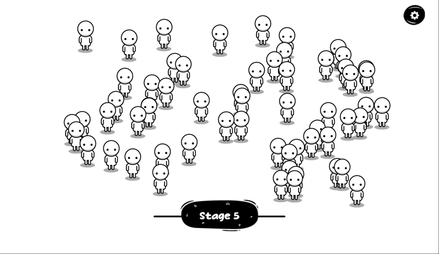 Find Me Game Stage Progression Screenshot.
