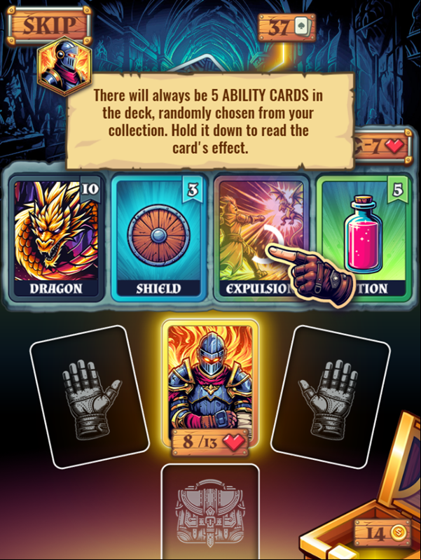 Flames and Fortune Game How To Use Ability Screenshot.