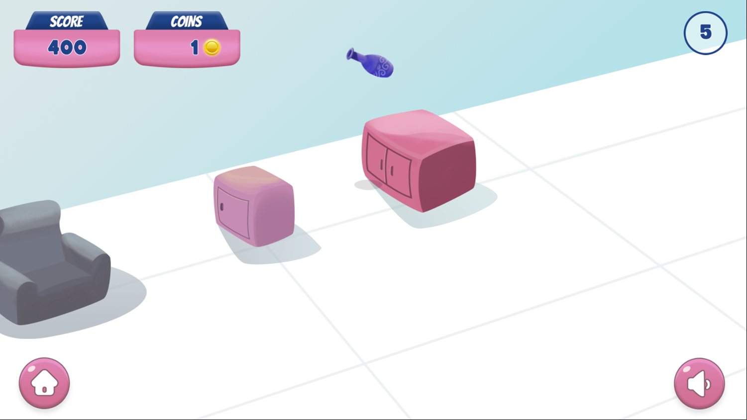 Flip The Bottle Game Play Screenshot.