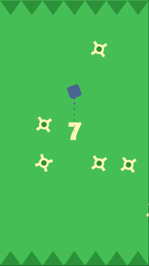 Flying Cubic Game Play Screenshot.