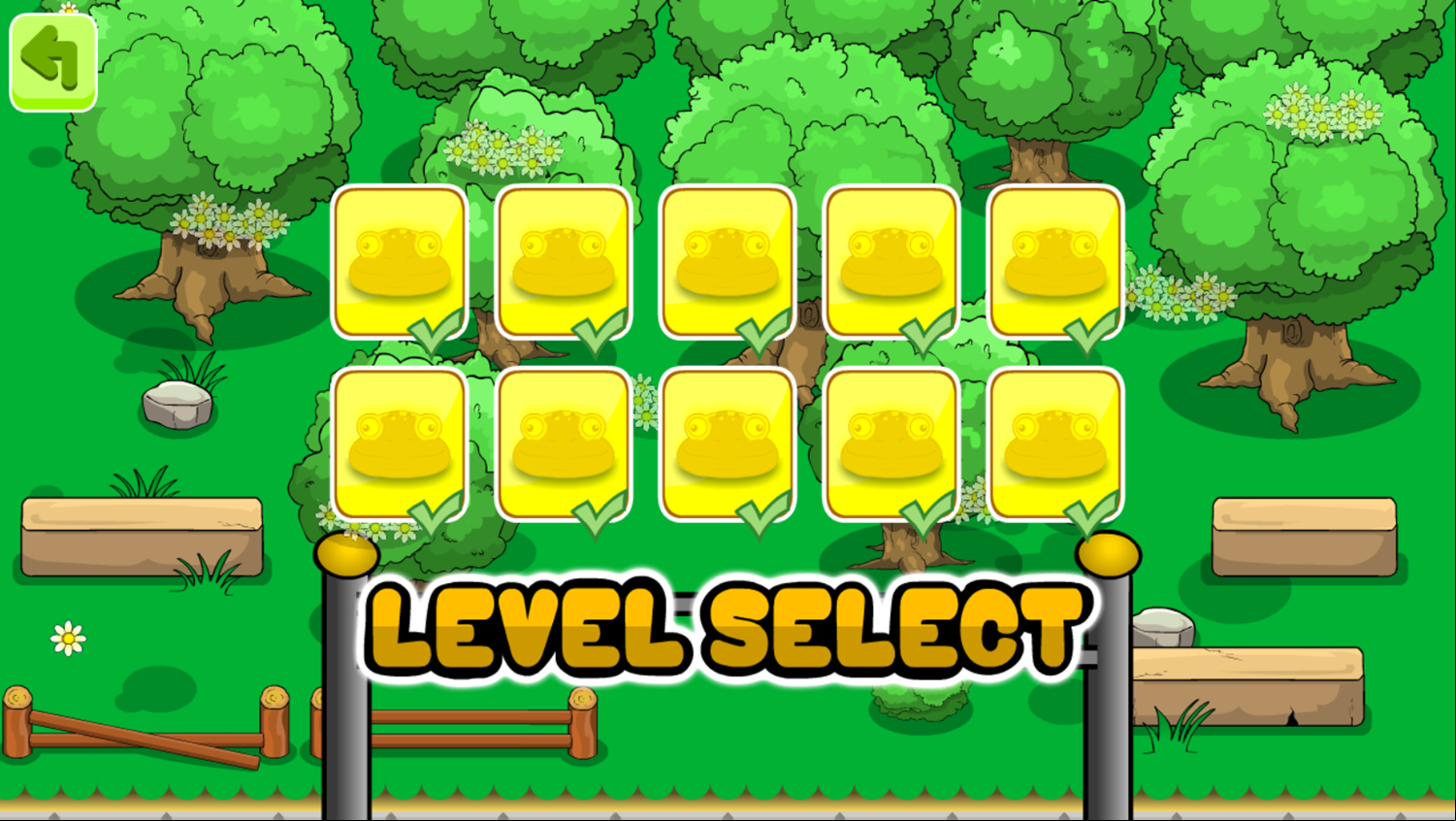 Froggy Cross The Road Game All Levels Complete Screenshot.