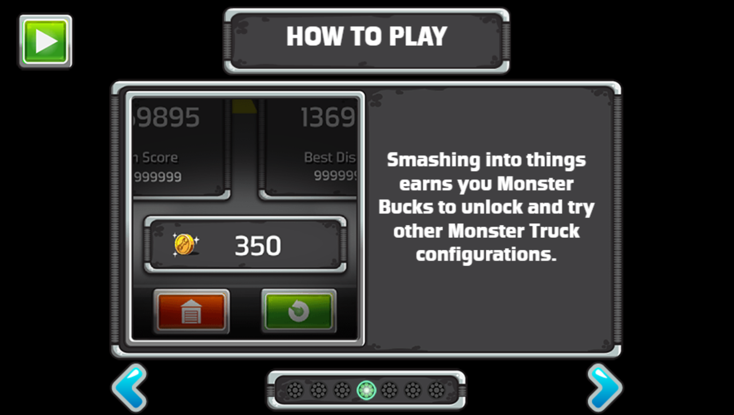 Gamer's Guide Monster Truck Bloodbath Game Play Tips Screenshot.