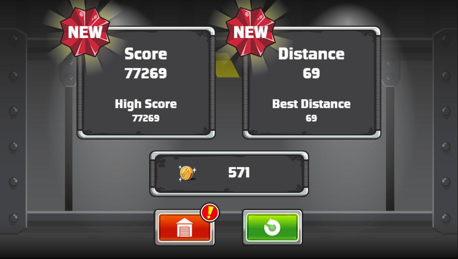 Gamer's Guide Monster Truck Bloodbath Game Score Screenshot.