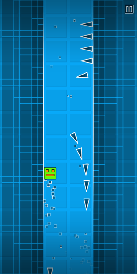 Geometry Go Up Dash Game Screenshot.