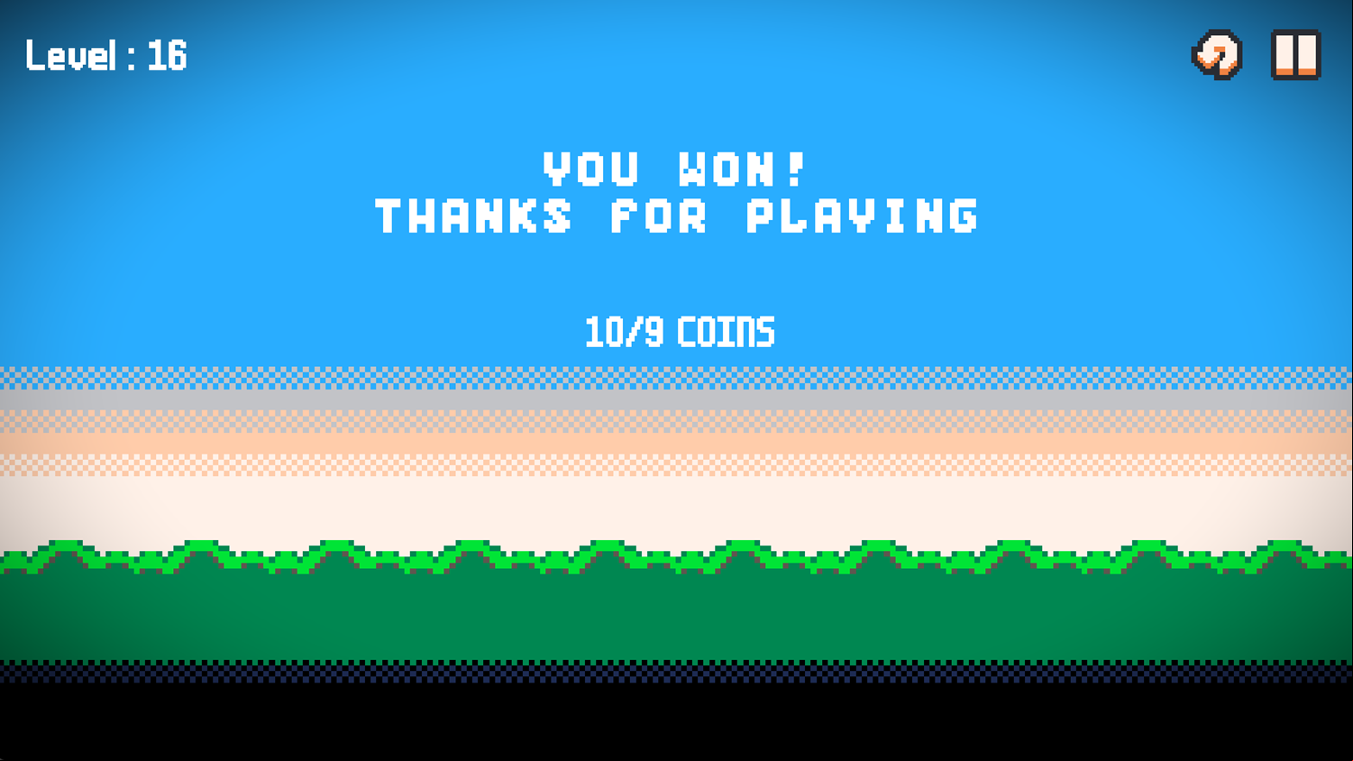 Gravity Escape Game Complete Screenshot.