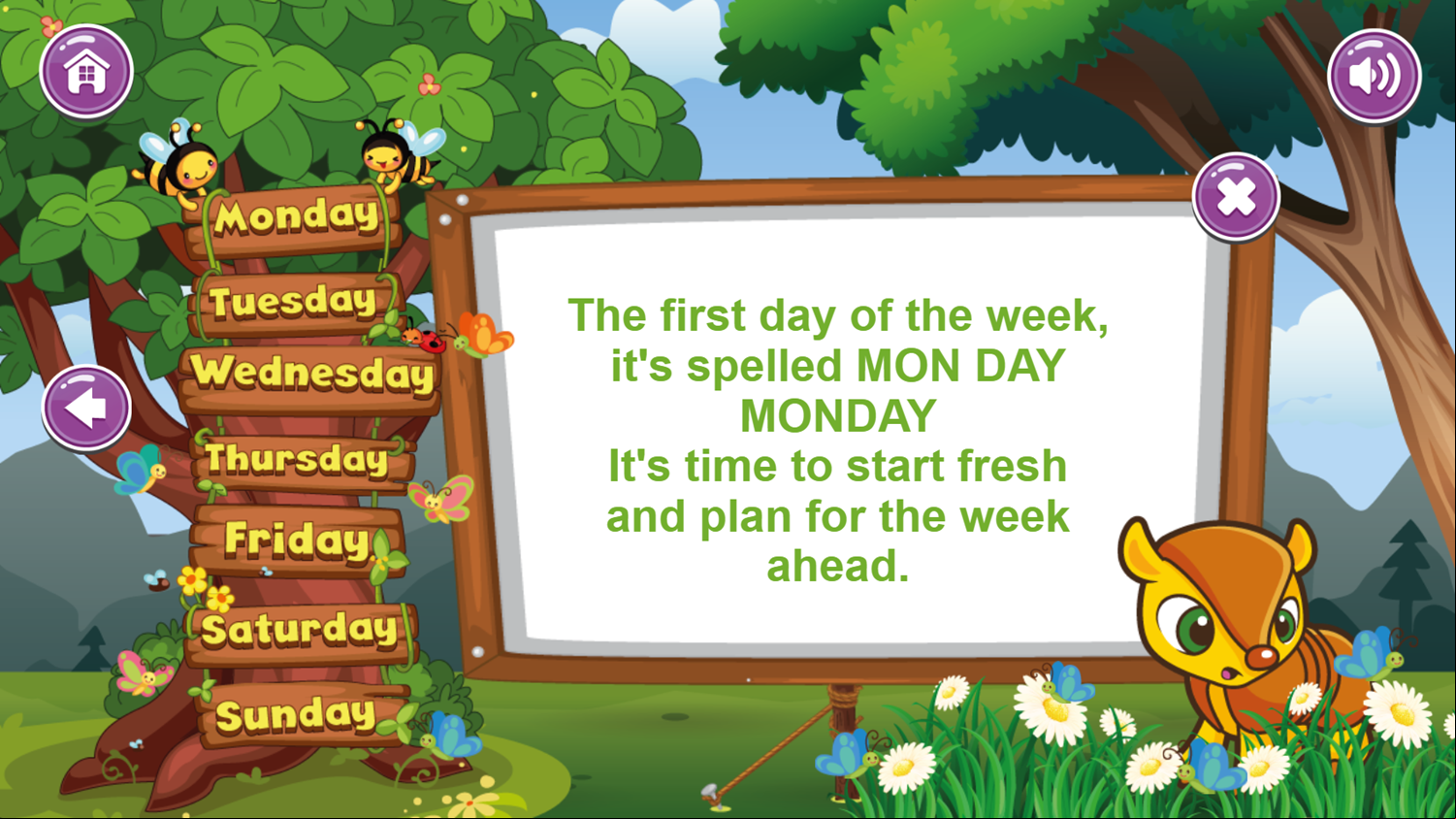 Guess The Days Game About Monday Screenshot.
