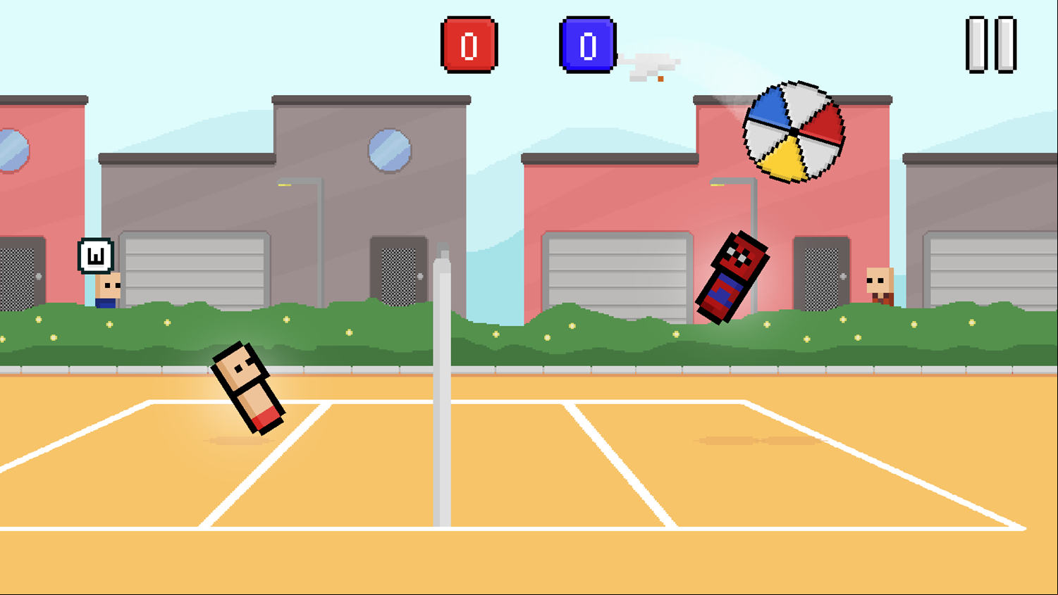 Head Volley Game Start Screenshot.