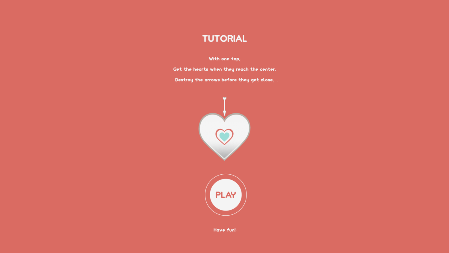 Heartbeat Game Tutorial Screenshot.