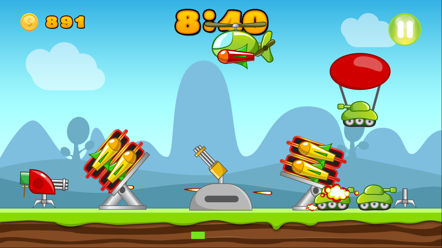 Hold Position Game Screenshot.