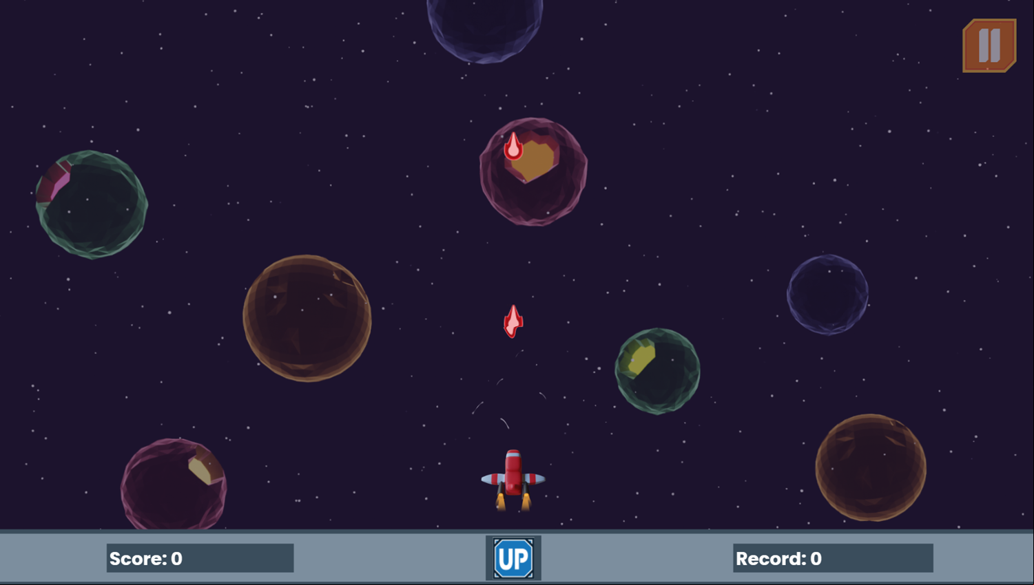 Infinity Star Squadron Game Start Screenshot.