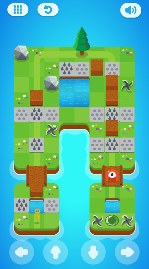 Jelly Journey Pro Game Final Level Screenshot.
