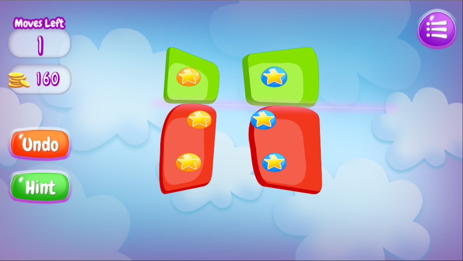 Jelly Slice Game Level Play Screenshot.