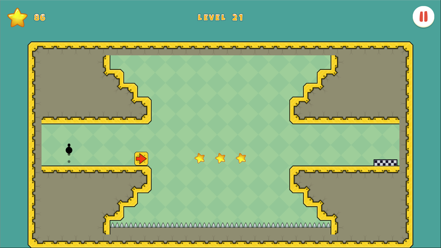 Jump Ball Adventure Game Warp Box Screenshot.