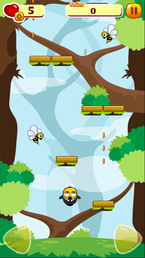Jumper Jam Game Start Screenshot.