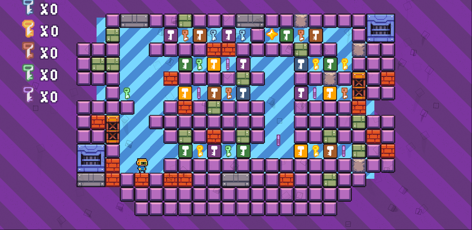 Keydown Game Level 12 Screenshot.