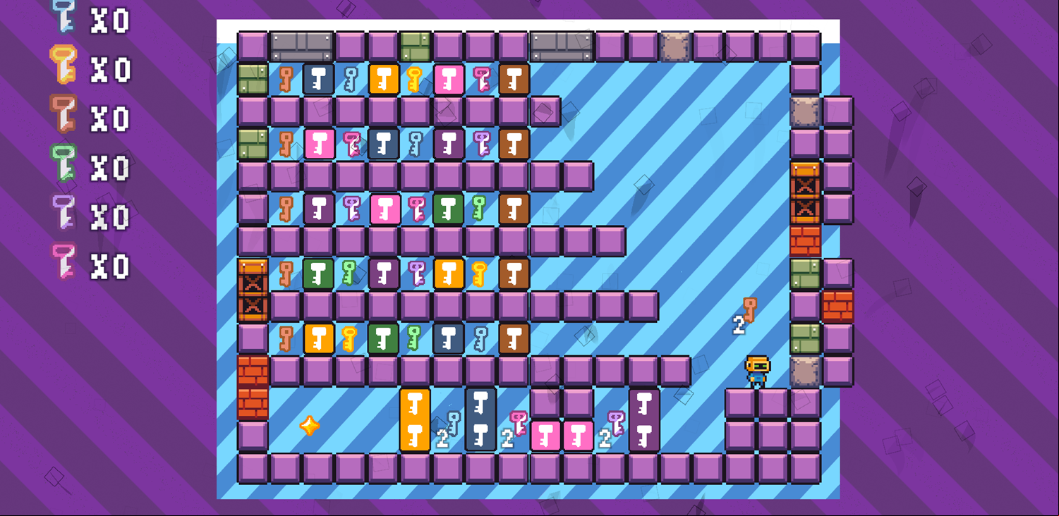 Keydown Game Level 13 Screenshot.