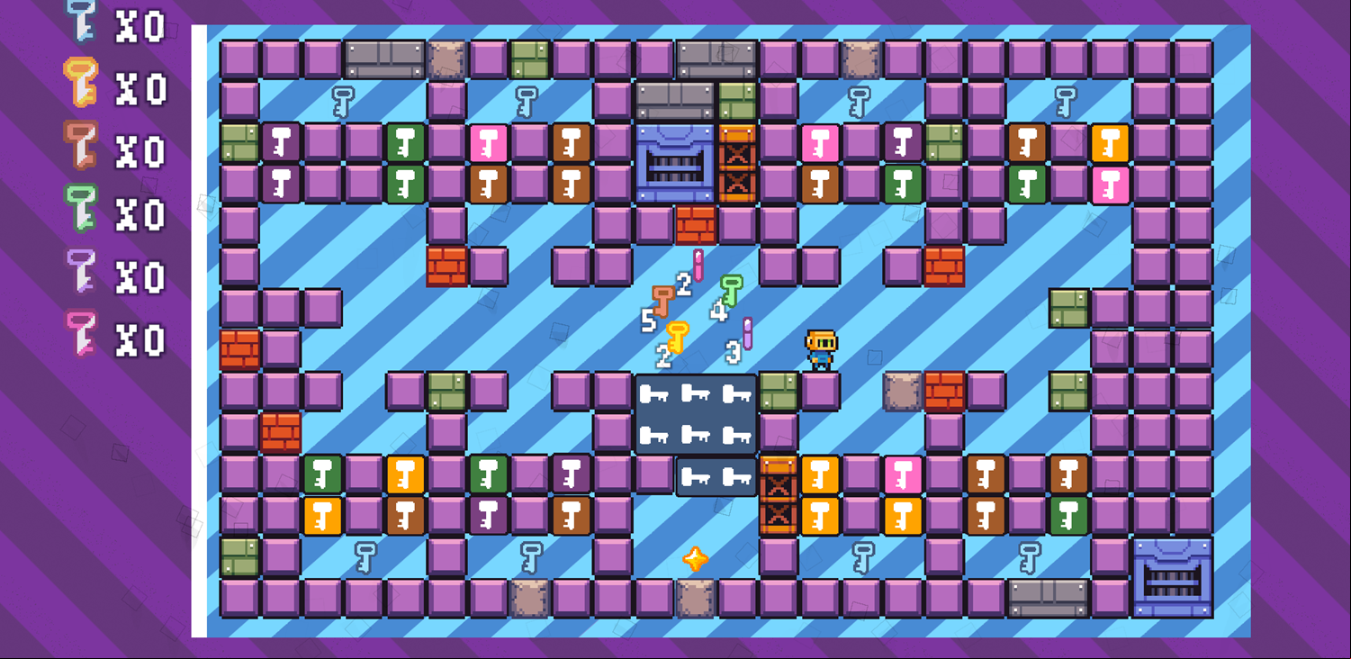 Keydown Game Level 14 Screenshot.