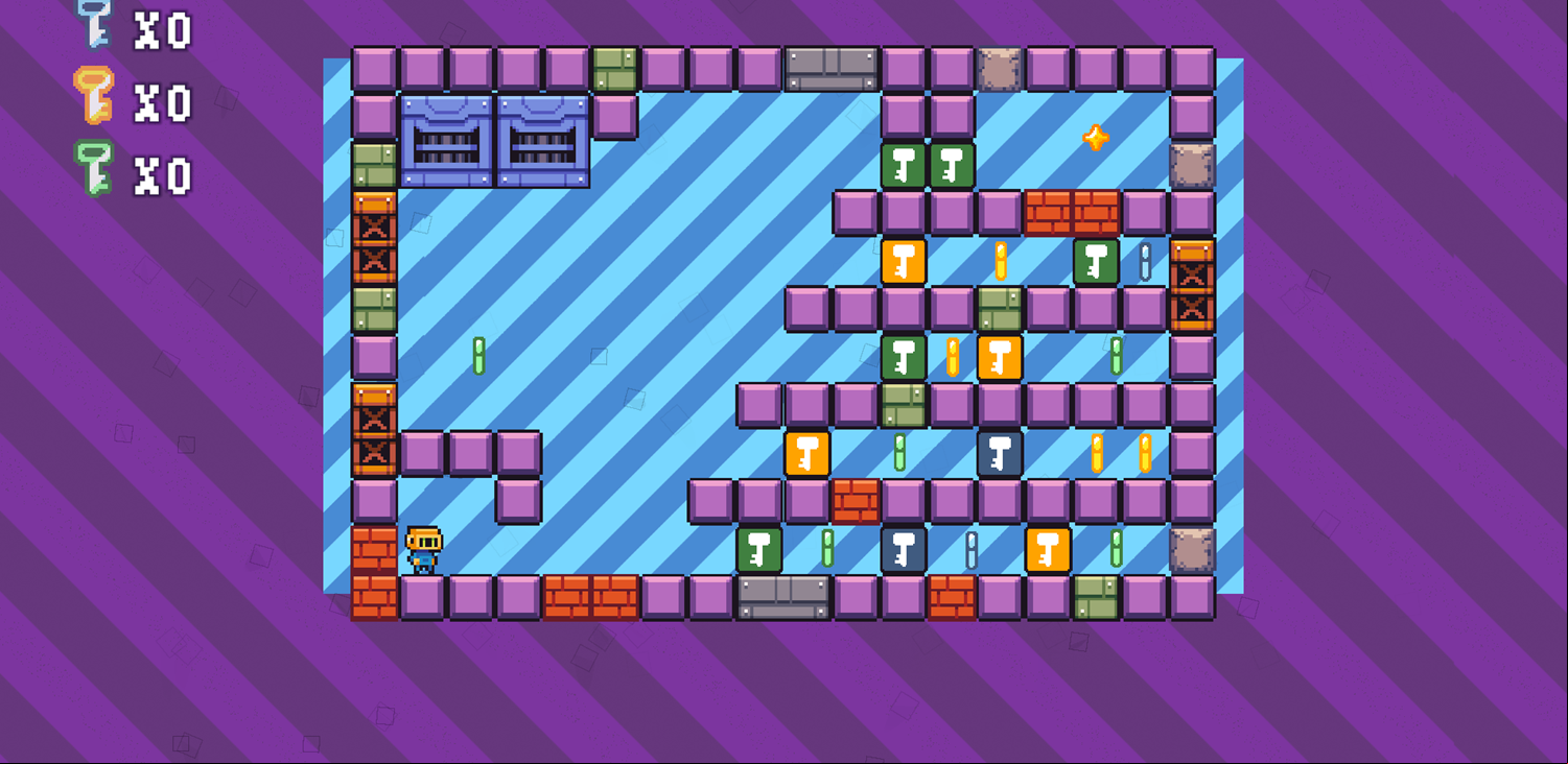 Keydown Game Level 5 Screenshot.
