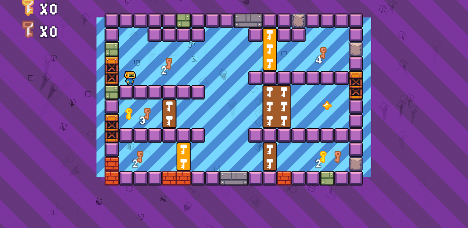 Keydown Game Level 9 Screenshot.