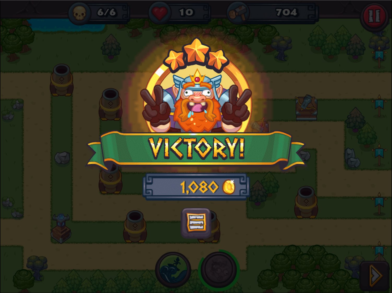 King Rugni Level Beat Screenshot.