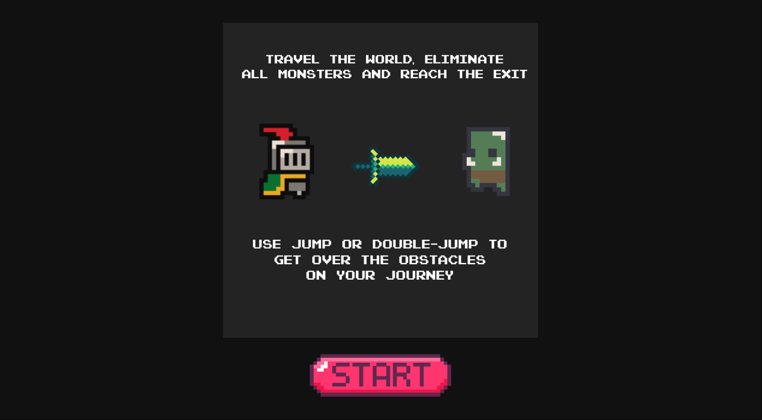 Knight Platformer Game Tutorial Screenshot.