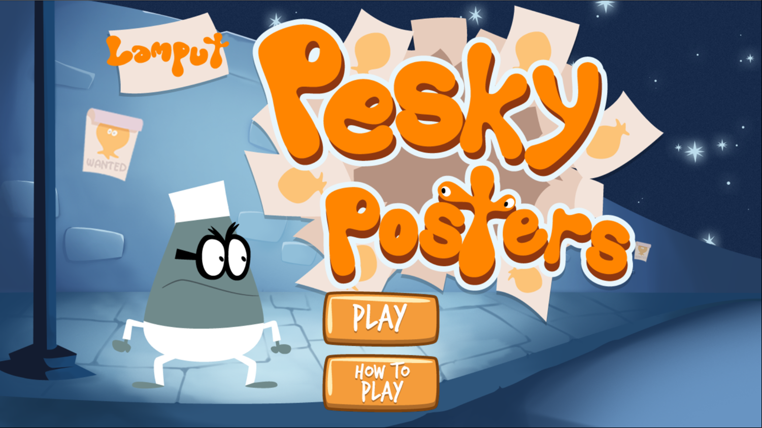 Lamput Pesky Posters Welcome Screen Screenshot.