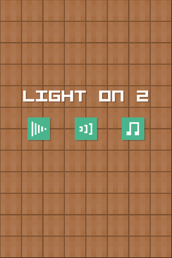 Light On 2 Game Welcome Screen Screenshot.